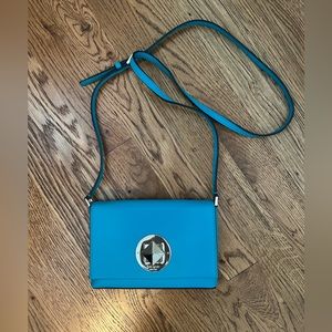 Kate Spade small crossbody purse, teal